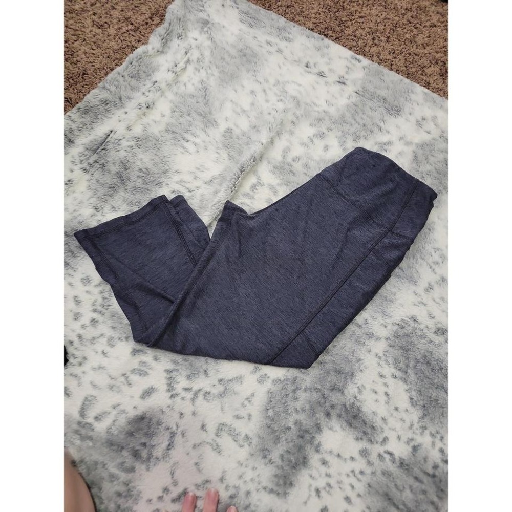 Grey athletic capris